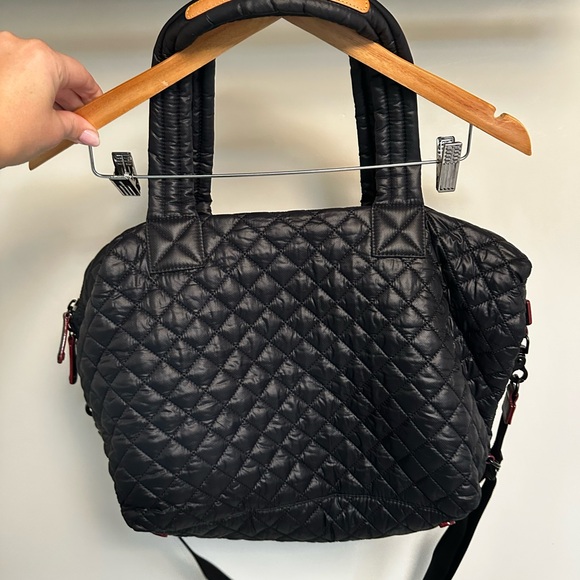 MZ Wallace Black Quilted Tote Bag - Picture 3 of 6